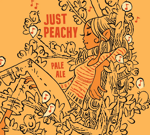 Burning Sky Just Peachy Pale Ale 4.8% (440ml)