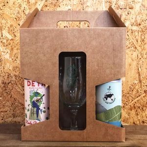 Two Beers & Glass Gift Box