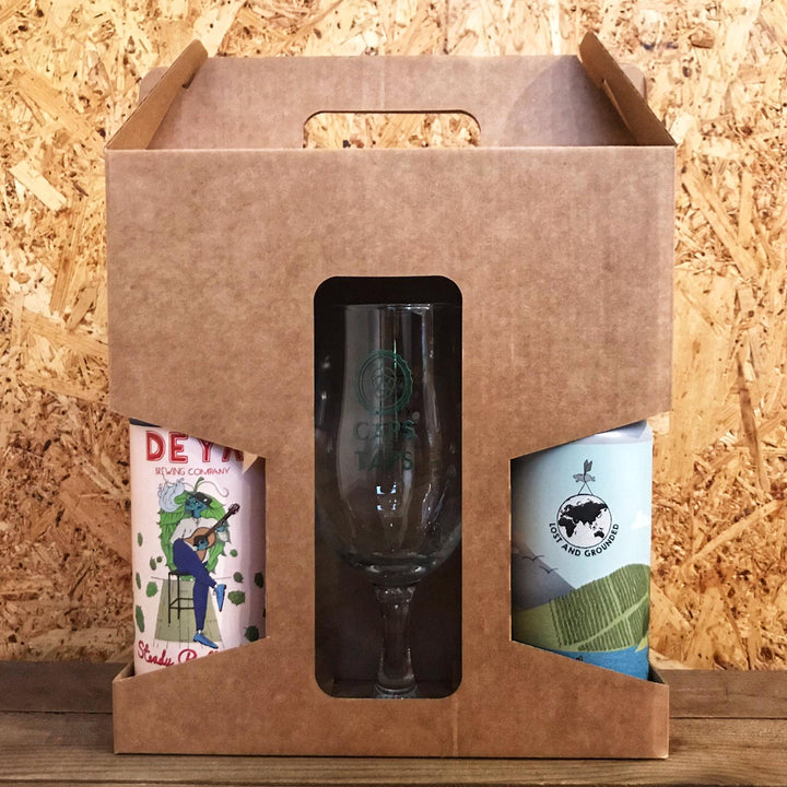 Two Beers & Glass Gift Box