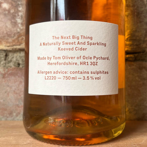 Oliver’s The Next Big Thing Fine Cider 3.5% (750ml)